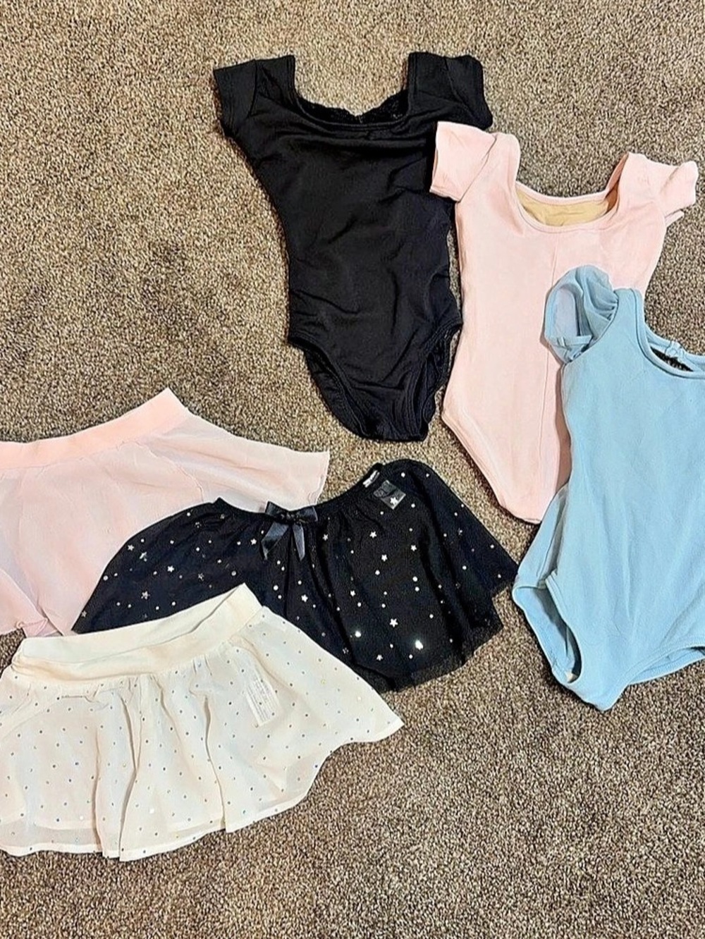 Girls Ballet Dance Leotard & Skirt Bundle